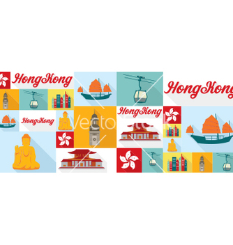 Free travel and tourism icons hong kong vector - Kostenloses vector #212207